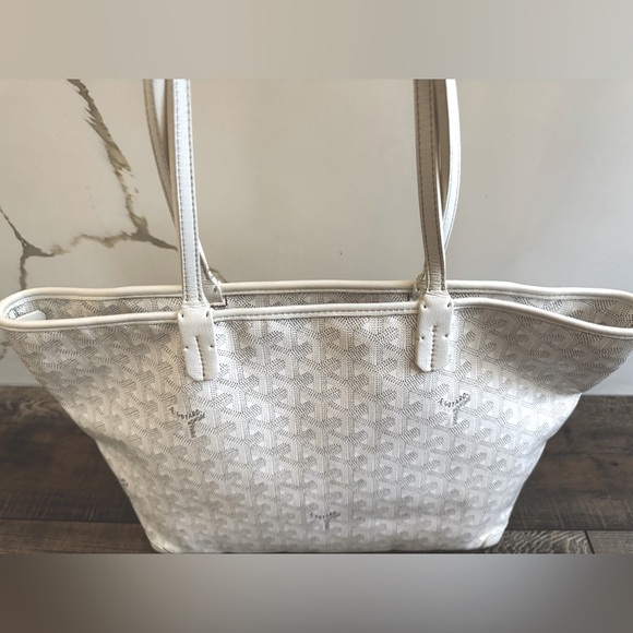 Goyard PM Artois Tote Coated Canvas - Personalized with TDW Initials - Picture 14 of 17